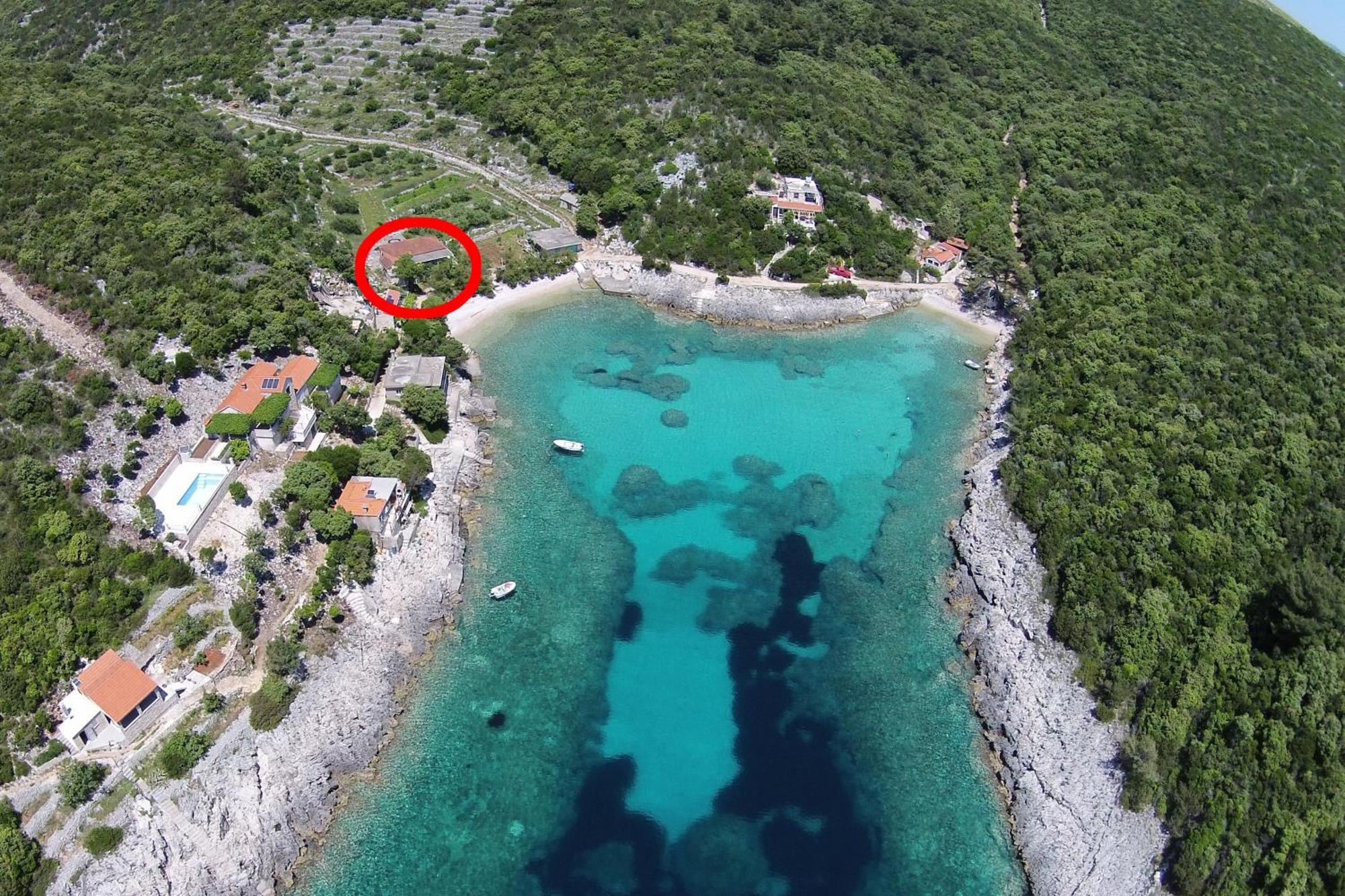 Seaside House For Families With Children Cove Rasohatica, Korcula - 4386 룸바르다 외부 사진