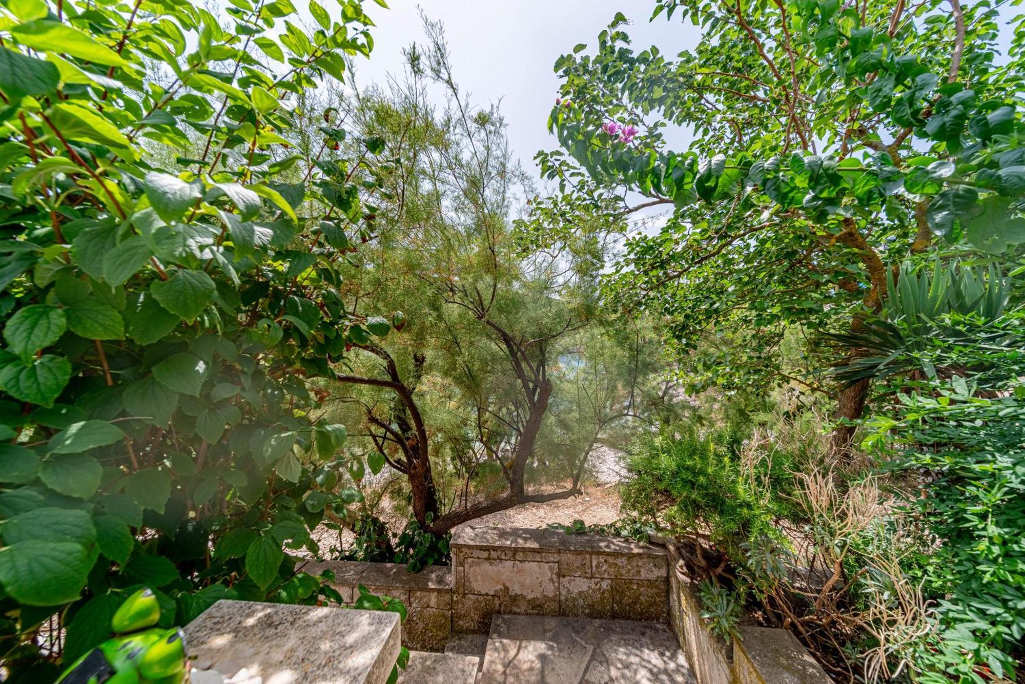 Seaside House For Families With Children Cove Rasohatica, Korcula - 4386 룸바르다 외부 사진